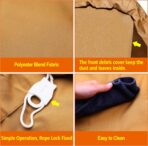 Large Lawn Tractor Leaf Collection Bag with Large Capacity Compatible with Ride-in Lawn Mowers-Two Bags Material Collection Systems,97 inch ST95000 Fast Opening Leaf Bags - Image 7