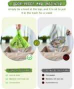 Cat Litter Bags for Poop Biodegradable Cat Waste Disposal Bag Leakproof Durable and Unscented Large to Fit Any Scoop Strengthen Dog Poop Bag- 100 Count - Image 7