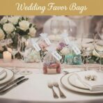 Sukh 100pcs Organza Bags 5''x7'' - White Sheer Mesh Drawstring Bags for Jewelry, Soap, Fruits, Candy, Small Gift Bags for Weddings, Valentine's Day, Mother's Day, Halloween, Thanksgiving, Christmas - Image 5