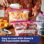 Hefty Slider Bags, Quart 20 Count (Pack of 4) - Image 7