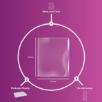 Purple Q Crafts Shrink Wrap Basket Bags 20 Pack For Gift Baskets Clear cellophane PVC Shrink Bags 24"X 30" - Image 4