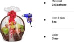 Purple Q Crafts Shrink Wrap Basket Bags 20 Pack For Gift Baskets Clear cellophane PVC Shrink Bags 24"X 30" - Image 6