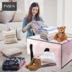 Extra Large Moving Bags with Zippers & Carrying Handles, Heavy-Duty Storage Tote for Space Saving Moving Storage, Fold Flat, Alternative to Box and Bin - 8 Pack, Semi-Transparent - Image 7