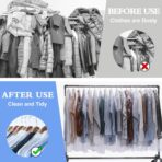 25 Pack Dry Cleaning Bags for Clothes, 60x120 cm Dry Cleaner Bags Plastic Clear, Dust-proof Plastic Garment Bags for Hanging Clothes, Home Storage, Travel, Moving - Image 6