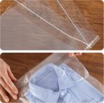 iMailer - 200 Count - 12" x 15" Clear Plastic Poly Bags with Suffocation Warning for Clothing, T-Shirts,Shipping, Packaging - Resealable Adhesive,Not Strong - Image 4