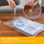 iMailer - 200 Count - 12" x 15" Clear Plastic Poly Bags with Suffocation Warning for Clothing, T-Shirts,Shipping, Packaging - Resealable Adhesive,Not Strong - Image 5