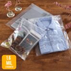 iMailer - 200 Count - 12" x 15" Clear Plastic Poly Bags with Suffocation Warning for Clothing, T-Shirts,Shipping, Packaging - Resealable Adhesive,Not Strong - Image 6