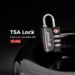 pack all TSA Approved Luggage Lock, Inspection Indicator, Alloy Body, 3 Digit Combination Padlocks, Travel Lock for Suitcases & Bag, Travel Accessories - Image 3