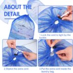Berlune Large Mesh Laundry Bags, 24 x 36 Inch Bulk Wash Set with Drawstring for Commercial Use, Dorms, Vacation Rentals, Laundromats, Apartments & Facilities(Blue,30) - Image 4