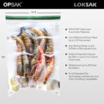 LOKSAK - OPSAK Odorproof Dry Bags for Backpacking, Hiking and Storage- Resealable Reusable and Recyclable Storage Bags (2-Pack, 9 Inch x 10 Inch) - Image 3