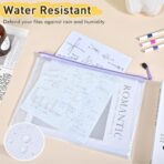 26pcs Mesh Zipper Pouch Bags, 8 Sizes Plastic Zippered Storage Bags for Organizing, Clear Pouches with Zipper, Waterproof Mesh Pouch for Office School Supplies, Home Organize, Travel Storage - Image 5