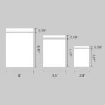Small Plastic Bags for Jewelry 300pcs 3 Assorted Sizes Clear Zipper Baggies Jewelry Storage Bags 2 Mil for Beads Board Games Pill Travel 2.4 x 3.5/3.5 x 5/4 x 6 Inch (8 Sizes to Choose from)​ - Image 3