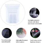 Small Plastic Bags for Jewelry 300pcs 3 Assorted Sizes Clear Zipper Baggies Jewelry Storage Bags 2 Mil for Beads Board Games Pill Travel 2.4 x 3.5/3.5 x 5/4 x 6 Inch (8 Sizes to Choose from)​ - Image 5