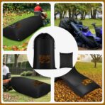 1pcs Lawn Tractor Leaf Bag, 78.7 x 51.1Inch Grass Catcher Bag, 420D Large Capacity Leaf Collector with Breathable Bottom and Zipper Compatible with 48’’ Riding Lawn Mower (78.7"x51.1", 1pcs) - Image 8