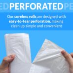 Reli. 6-10 Gallon Trash Bags | 1000 Bags | Clear | Bathroom | Strong | Garbage - Image 6