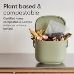 Vove Compostable Gallon Bags 30 Ct – PFAS-Free, BPI Certified, Freezer Safe with Airtight Seal for Meal Prep & Bulk Storage, Plant-Based - Image 5