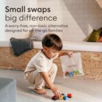 Vove Compostable Gallon Bags 30 Ct – PFAS-Free, BPI Certified, Freezer Safe with Airtight Seal for Meal Prep & Bulk Storage, Plant-Based - Image 10