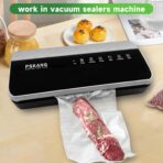 Vacuum Sealer Bags Rolls 11" x 16' (3 Rolls) BPA Free Vacuum Seal Bags for Food Heavy Duty Puncture Prevention Bags Rolls for Custom Fit Airtight Food Storage and Sous Vide - Image 3