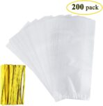 200 Count Belinlen Bread Loaf Bags With Free Twist Ties (200 Pack) - Image 3