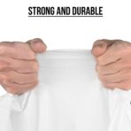 Ultrasac 13 Gallon 0.69 MIL Clear Drawstring Trash Bags - 24" x 27" - Pack of 60 - For Home, Kitchen, Bathroom, & Office - Image 3