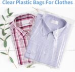Cellophane Bags, 100 Pcs Resealable Clear Poly Bags for Clothes, Party Favors, Artwork & Decorative Wrappers(10x14) - Image 7