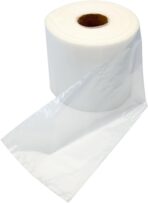 55 Gallon Clear Plastic Drum Liners, Food Grade, 38" x 63", 3-Mil, Roll of 50 - Image 3