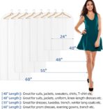 40" All Clear Garment Bags for Hanging Clothes, 12 Packs Suit Bags for Closet Storage, Plastic Waterproof Suit Cover Bags with Zipper for Coats, Jackets, Shirts (Set of 12) - Image 7