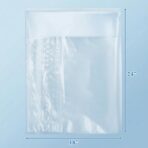 Elsjoy 50 Pack 18" x 24" Large Reclosable Storage Bags, 5 Gallon Resealable Zipper Plastic Bags for Clothes, Clear Reusable XL Zip Bags for Moving, Food, Clothing - Image 3