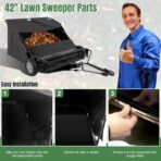 Upgraded 48388 Hopper Bag Assembly, Lawn Bag Fit for agri-Fab 42" Tow Lawn Sweeper Parts, Leaf Sweeper Bag Replacement for 45-0320 Lawn Sweeper - Image 7