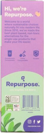 Repurpose Compostables Repurpose 100% Compostable Plant-based 13 Gallon Tall Kitchen Bags, Compostable Standards, Pack - 1 - Image 3