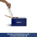 13 Gallon Tall Kichen Trash Bags, Unscented 200 Count Drawstring Garbage Bags, Pre-Separated, Ultra Strong, Leakproof, Sturdy, White - Image 8