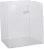 Prime Line Packaging White Plastic Bags, Shopping Bags with Die Cut Handles for Restaurants, Food To Go, Bread, Take Out Goodies, Small Business, Bulk, 13x10x15, 100 Pack - Image 6