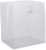 Prime Line Packaging White Plastic Bags, Shopping Bags with Die Cut Handles for Restaurants, Food To Go, Bread, Take Out Goodies, Small Business, Bulk, 13x10x15, 100 Pack - Image 7