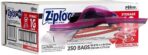 SC Johnson Professional Ziploc Storage Bags with New Grip 'n Seal Technology, For Food Organization and Storage, Double Zipper, Gallon, 250 Count - Image 3