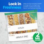 DiRose Gallon Slider Storage Bags, Easy Open Zip, Ideal for Food Storage and Organization, 100 Count - Image 5