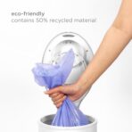 Ubbi Diaper Pail Plastic Bags, Disposable Baby Waste Bags, 3 Pack, 75 Count, 13-Gallon Bags - Image 5