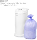 Ubbi Diaper Pail Plastic Bags, Disposable Baby Waste Bags, 3 Pack, 75 Count, 13-Gallon Bags - Image 6