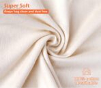 MISSLO Cotton Breathable Dust-proof Drawstring Storage Pouch Bag (Pack 3 M) - Image 6