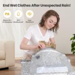 Vacuum Bags for Travel with Rechargeable Digital Display air Pump,15 PCS Combo Travel Size Vacuum Seal Bags for Luggage and Suitcase,Space Saver for Clothes,Home Storage - Image 4