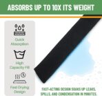 Evelots Water Absorber Snake Sock -2 Pack-Reusable Water Barrier - Absorbs 10 Times its Weight-Great for Leaks & Spills from Doors, Windows, Water Tank, Heavy Rain, Shower Tub-3 Feet Long - Image 3