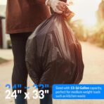 Reli. 13 Gallon Trash Bags | 1000 Bags | Black | Tall Kitchen | Strong | Garbage - Image 5