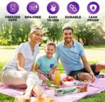 1 Gallon Food Storage Bags with Twist Ties – 75 Count Clear Plastic Baggies for Bread, Snacks, Fruits, Baked Goods – Durable, Leak-Resistant, Food Safe – by DURRA BEST - Image 4