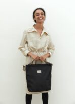 Recycled Polyester Laptop Tote Bag with Pockets and Zipper, Lightweight Crossbody Water Repellent, Fit 14" Laptop - IWP - Image 9