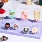 ROSPAKTEK 100pcs 4x6Inches Clear Cakesicle Bags Cookies Rice KrispieTreat Bags Individually Wrapped Treat Packaging for Soap Browine Chocolate Truffle Candy Gift Wedding Birthday Party Favors - Image 6