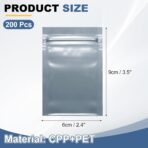 MECCANIXITY 200Pcs Anti Static Bags 2.4 x 3.5 Inch/6 x 9cm Resealable ESD Shielding Antistatic Bag for GPU Hand Drive SSD Electronic Devices - Image 3