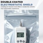 MECCANIXITY 200Pcs Anti Static Bags 2.4 x 3.5 Inch/6 x 9cm Resealable ESD Shielding Antistatic Bag for GPU Hand Drive SSD Electronic Devices - Image 5