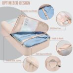 Veken 8 Set Packing Cubes, Cruise Ship Travel Essentials Accessories for Beach Vacation, Personalized Gifts for Women Mom Her, Suitcase Organizer Bags for Luggage with Hanging Toiletry Bag - Image 4