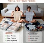 Veken 8 Set Packing Cubes, Cruise Ship Travel Essentials Accessories for Beach Vacation, Personalized Gifts for Women Mom Her, Suitcase Organizer Bags for Luggage with Hanging Toiletry Bag - Image 10