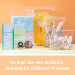 5" x 7"(200 Count) Clear Plastic Reclosable Zip Bags - 2 Mil Zipper Poly Bags for A2 A4 A6 Cards & Envelopes, Bakery, Cookies, Candies - Image 7