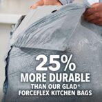 Glad Tall Kitchen Trash Bags 13 Gallon, Gain Original Garbage Bags, Odorshield with Drawstring, 34 Count - Image 3
